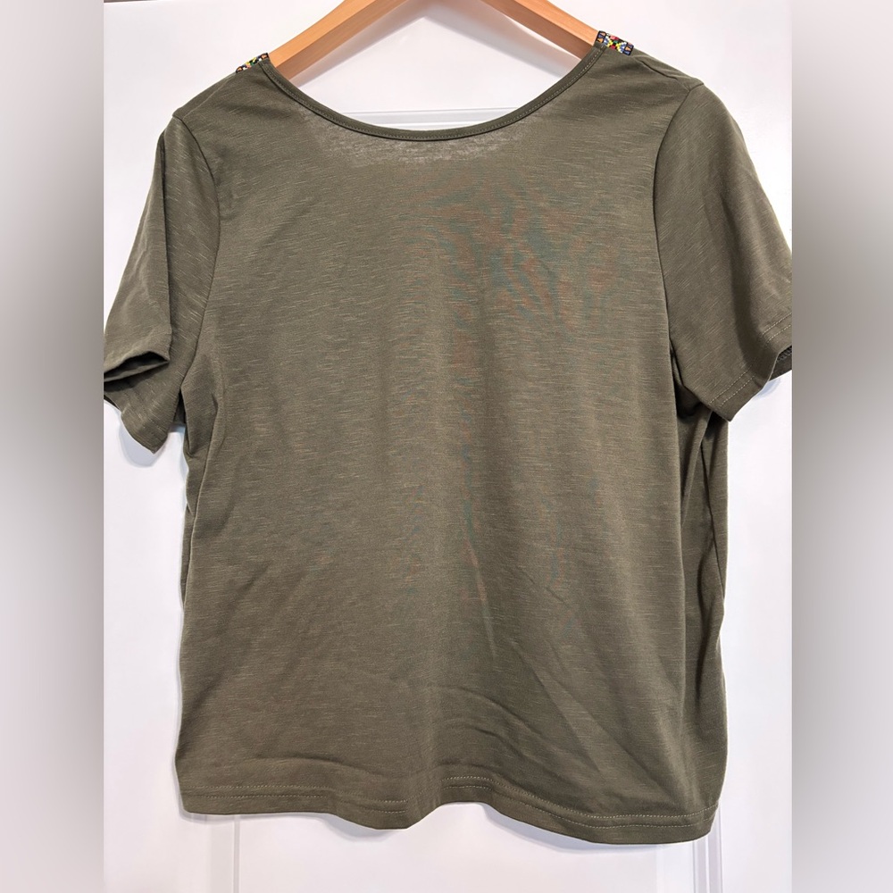 Women’s Green‎ Top Large - Picture 3 of 4